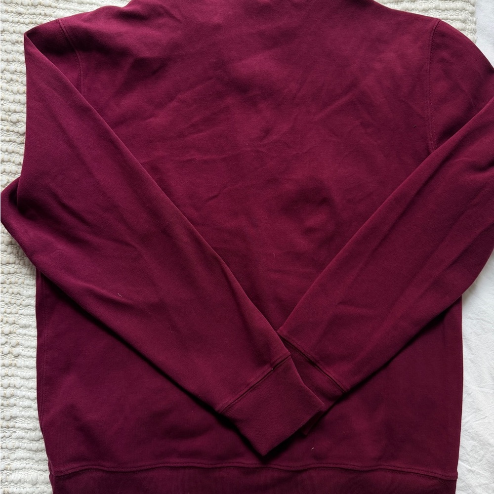 Burberry Brit Men's Maroon Zip-Up Sweatshirt - Picture 10 of 10
